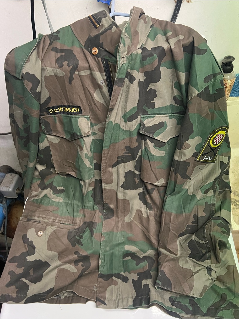 Croatian Army Woodland Camo Jacket of Croatian War of Independence 1990’s